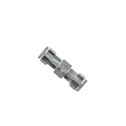 Plastclips med tap til alu 500256 (3822) sort, Rationel pose med 50 stk.