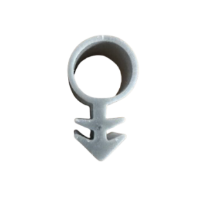 Velfac rrprofil 6mm 550010 gammel model lysegr