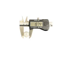 Clips til montering af alu, 6 kant 3,6mm sokkel pose med 50 stk. 