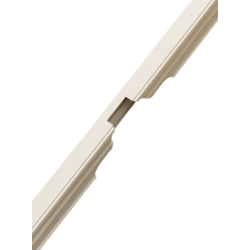 Glasliste m/ udskring til greb til V200 hvid lngde 1500mm. 83367, Velfac