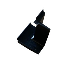 Hjrnebrik til glasliste sort RAL 9005. Elementer efter 1 marts 2009, Velfac V200 pose med 50 stk.