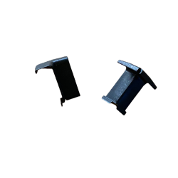 Hjrnebrik til glasliste sort RAL 9005. Elementer efter 1 marts 2009, Velfac V200 pose med 50 stk.