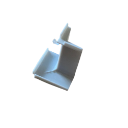 Hjrnebrik til glasliste gr RAL 7035. Elementer efter 1 marts 2009, Velfac V200 pose med 50 stk.