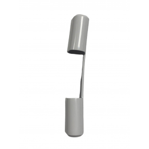 Dkkappe symetrisk til hngsel i toppen hvid, LK221 60104